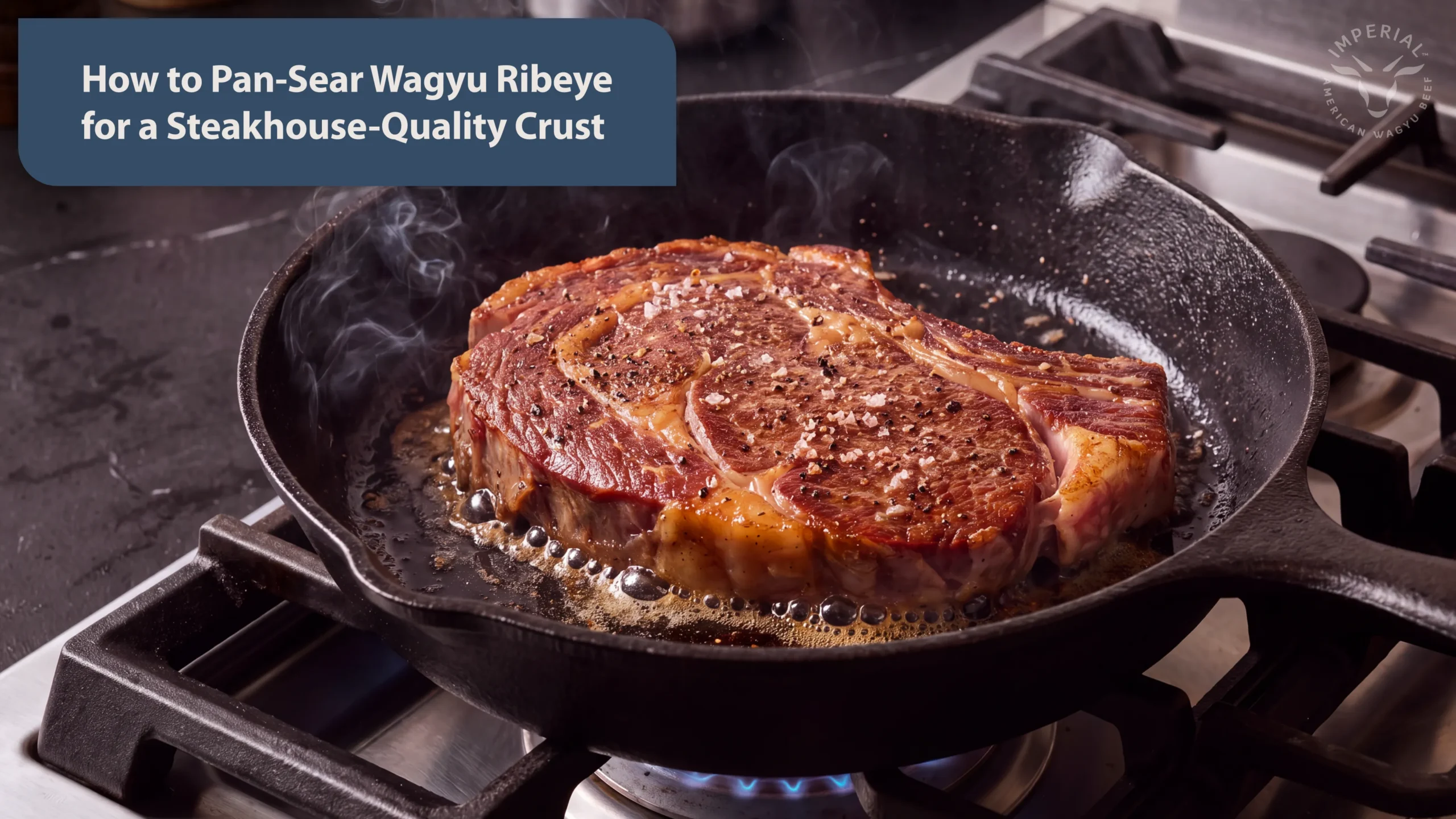 Pan-seared Wagyu Ribeye